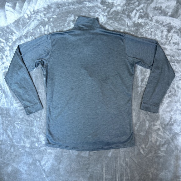 Patagonia Capilene Mens Small Gray 1/4 Zip Base Layer Top Vintage Made in USA - Picture 2 of 11